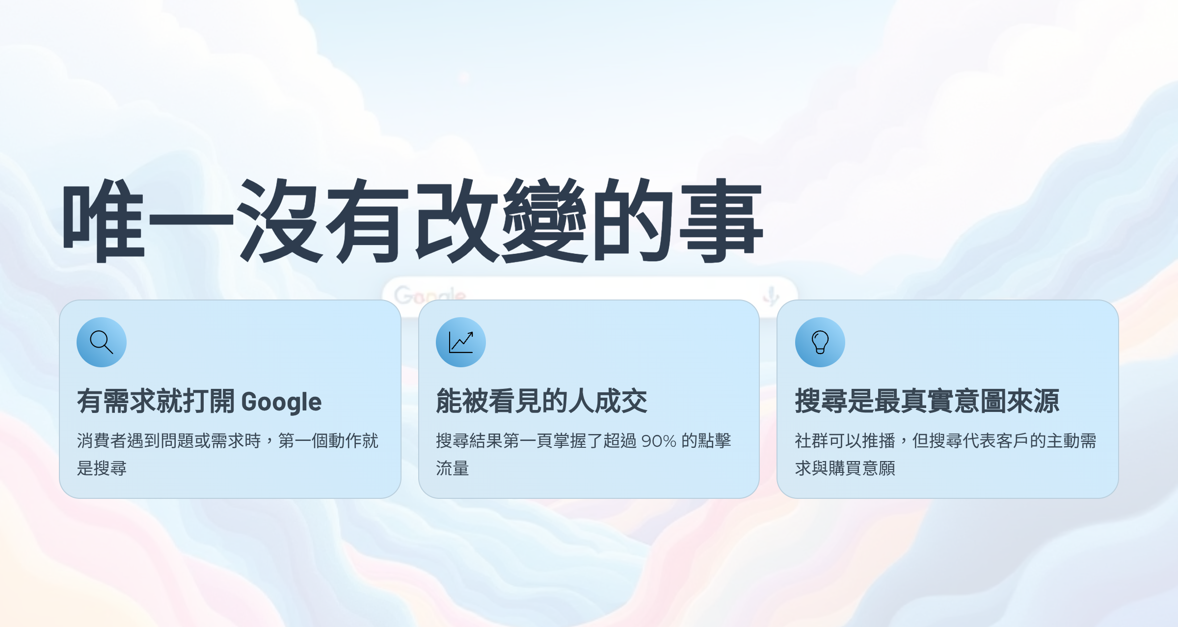 唯一沒有改變的事