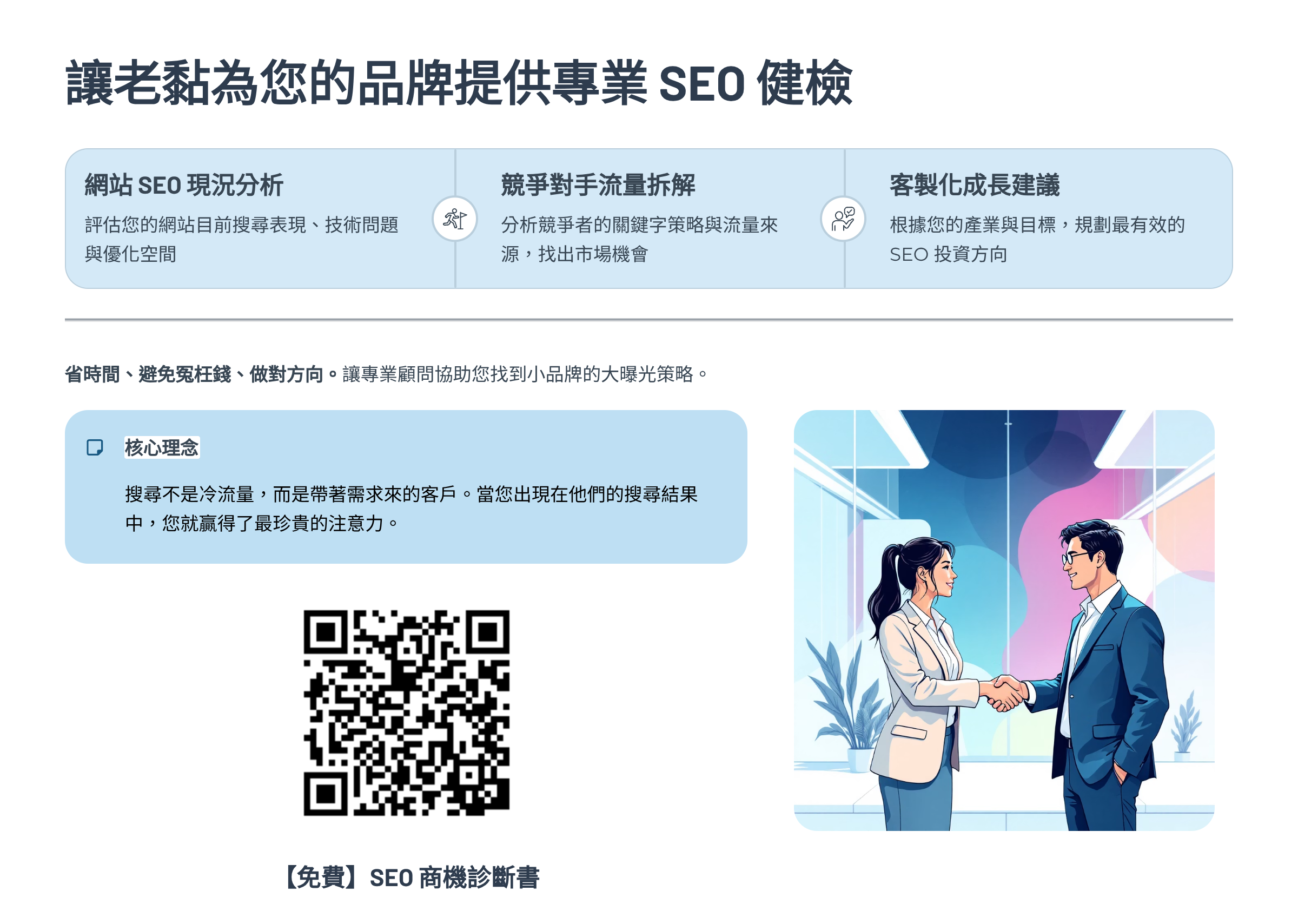 讓老黏為您的品牌提供專業 SEO 健檢